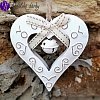 Kovové srdce - srdcová rolnička 10x10cm