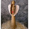 Anděl keramický - posel lásky 37cm