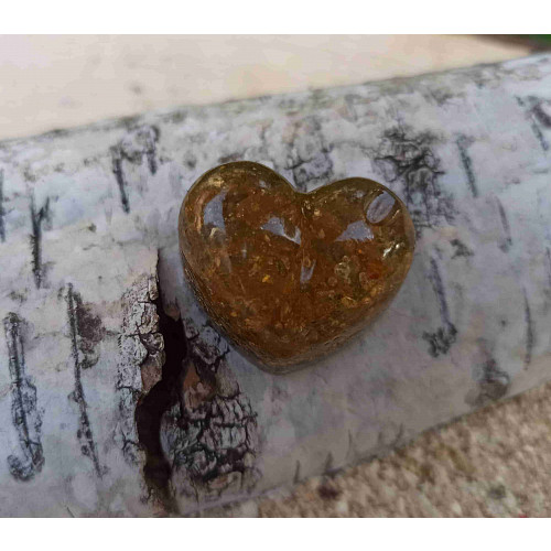Orgonitové srdíčko hojnost 3 cm