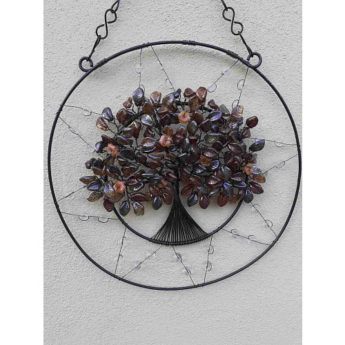 Drátovaný strom života - poklady ZE-MĚ  23 cm