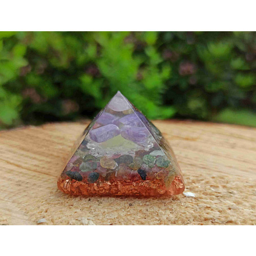 orgonitová pyramida Světlo na konci tunelu 4x4 cm