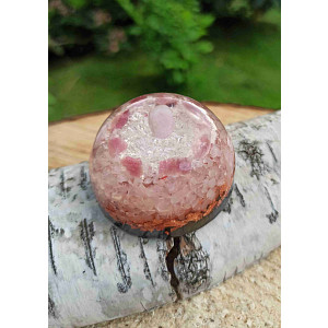Orgonitová polokoule Něžnost v duši 5 x 5 x 3,5 cm