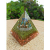 Orgonitová pyramida V lásce štěstí 6 x 6 cm