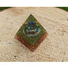 Orgonitová pyramida V lásce štěstí 6 x 6 cm