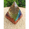 orgonitová pyramida čakrový soulad archanděla 6x6 cm