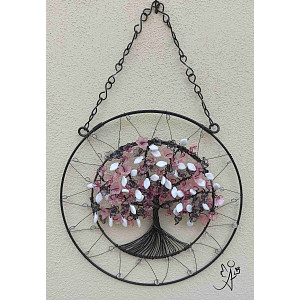 Drátovaný strom života jarní mrazík 20 cm