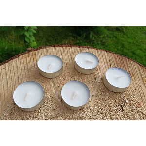 Vonná bílá svíčka Vanilka