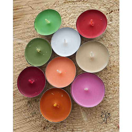 Vonné barevné svíčky Mix