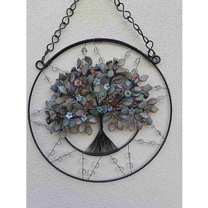 Strom života podzimní listí 21 cm