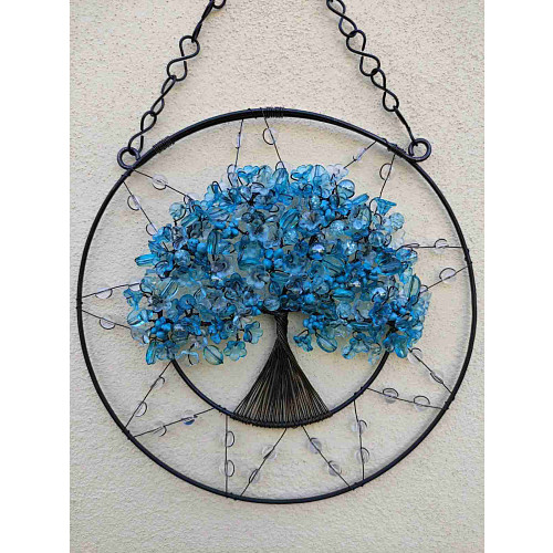 Drátovaný strom života - rovnováha emocí 21 cm