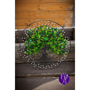 Drátovaný strom života - srdeční příval energie  22 cm