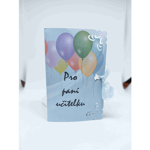 Dárkové psaníčko Pro paní učitelku