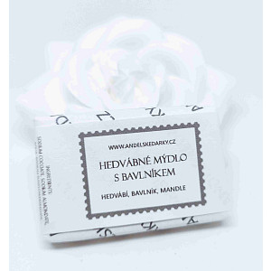 Přírodní mýdlo Hedvábné s bavlníkem 20g