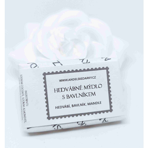 Přírodní mýdlo Hedvábné s bavlníkem 20g