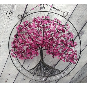 Drátovaný strom života - spirituální napojení 30 cm
