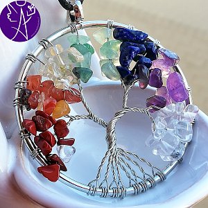 Strom života přívěsek čakrový velký 5 cm