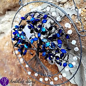 Drátovaný strom života - zesílení INTUICE 19 x 32 cm