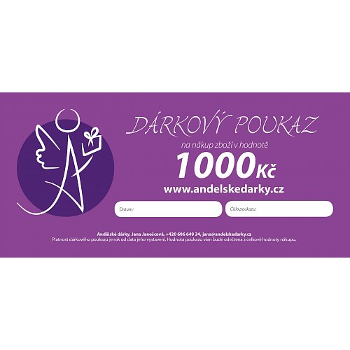 Dárkový poukaz 1000