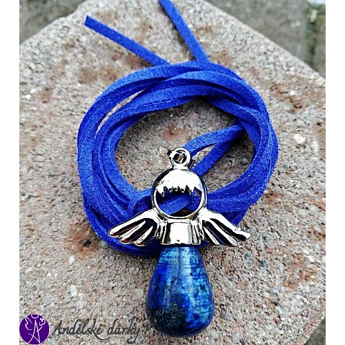 Andílek Lapis lazuli 3,5 x 2,5 cm