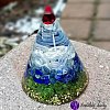 Orgonitový kužel - Křišťál opál aura duchovní léčení 6,5 x 5 cm