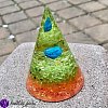 Orgonitový kužel - apatit, olivín sebe-vyjádření 6,5 x 5 cm