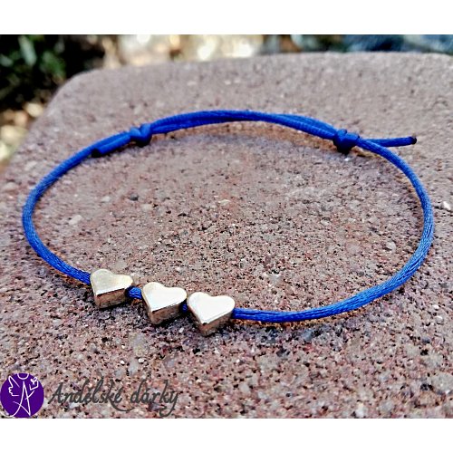 Náramek ochranný posílení intuice se srdíčky