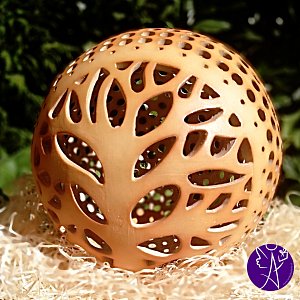 Lucerna keramická koule  - strom života 20 cm