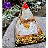 Orgonitová pyramida velká- hojnost a blahobyt  6 x 6 cm