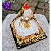 Orgonitová pyramida velká- hojnost a blahobyt  6 x 6 cm