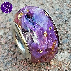 Orgonitový korálek do náramku - čaroitové kouzlení