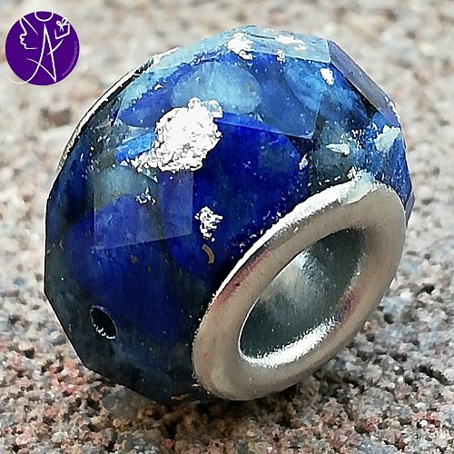 Orgonitový korálek do náramku - komunikace s lapis lazuli