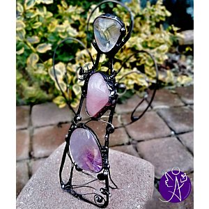 Anděl cínovaný - pomůžu ti najít lásku 15x 7 cm