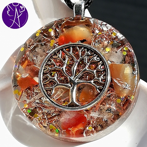 Orgonit strom života - slunce v duši 3,5 cm