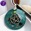 Orgonit - medailon PENTAGRAM magická ochrana  3,5 cm