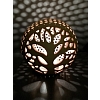 Lucerna keramická koule  - strom života 15 cm