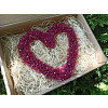 Drátěné srdce - napojení  21 x 21 cm
