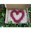 Drátěné srdce - napojení  21 x 21 cm