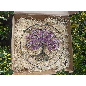 Drátovaný strom života - něžnost 25 cm