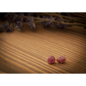 Naušnice růžový turmalín