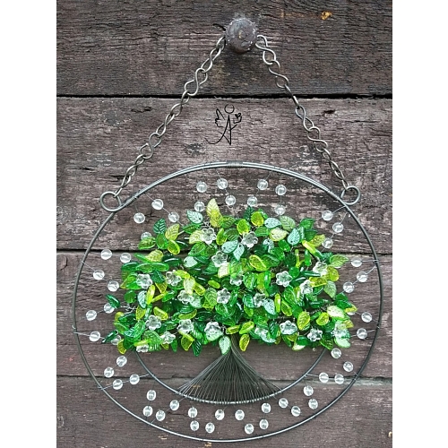 Drátovaný strom života - něžný příval energie  25 cm