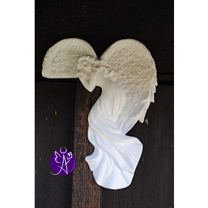 Anděl keramický - rohový 19 x 12 cm