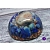 Orgonitová hmatka polokoule rodochrozit a lapis lazuli 5 x 4 cm