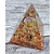 Orgonitová pyramida Slunečné pohlazení 6 x 6 cm Citrín, sluneční kámen, karneol