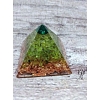 Orgonitová pyramida harmonizace 4. čakry Olivín a šatonová růže