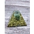 Mayská orgonitová pyramida Smaragd 3,5 x 3,5 x 2,5 cm