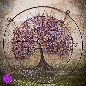 Drátovaný strom života - něžnost vážky 47 cm