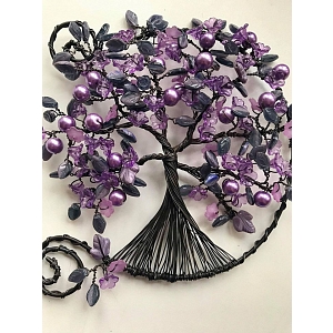 Drátovaný strom života otevřený - něžnost 17 cm