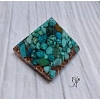 Orgonitová pyramida harmonizace 5. čakry 2,5 x 2,5 cm