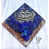 Orgonitová pyramida harmonizace 6. čakry se symbolem 4 x 4 cm
