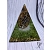 Orgonitová pyramida  velká - Olivín harmonie ducha a těla s Metatronem 6 x 6 cm
